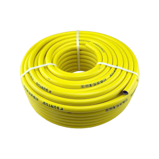 Trikot Wasserschlauch, knick- und verdrehsicher, gelb, 1", Platzdruck 24 bar, Länge 5 m - 50 m