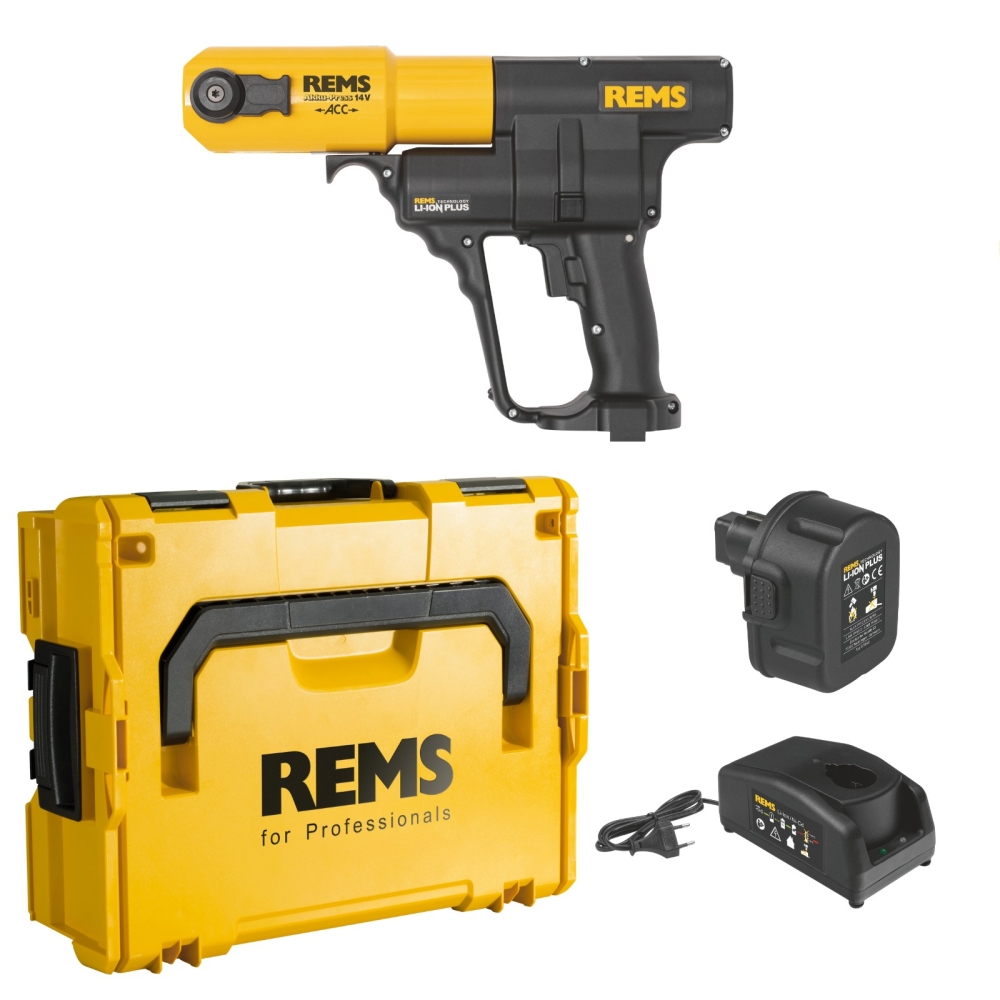 REMS Akku-Radialpresse Akku-Press 14V ACC, Basic-Pack, L-Boxx