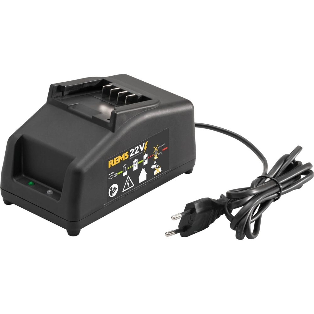 REMS Schnellladeger&auml;t Li-Ion 100-240V, 50-60Hz, 21,6V, 90W