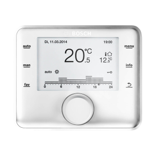 BOSCH außentemperaturgeführter Regler CW 400 für bis 4 Heizkreise und 2 WW-Ladekreise