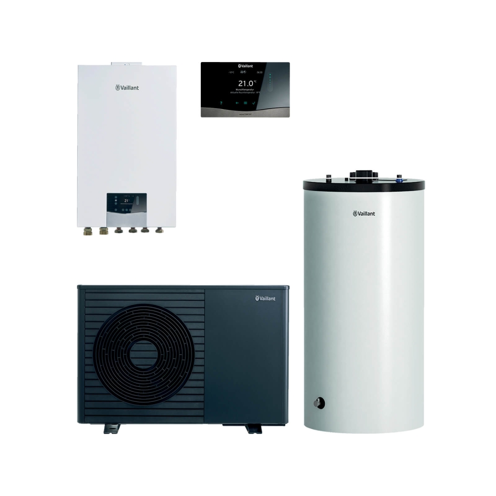 Vaillant Paket 4.3327 aroTHERM plus /8.1 VWL 55/8.1 A 230V mit VWZ MEH 97/7 und VIH RW 200/2 B