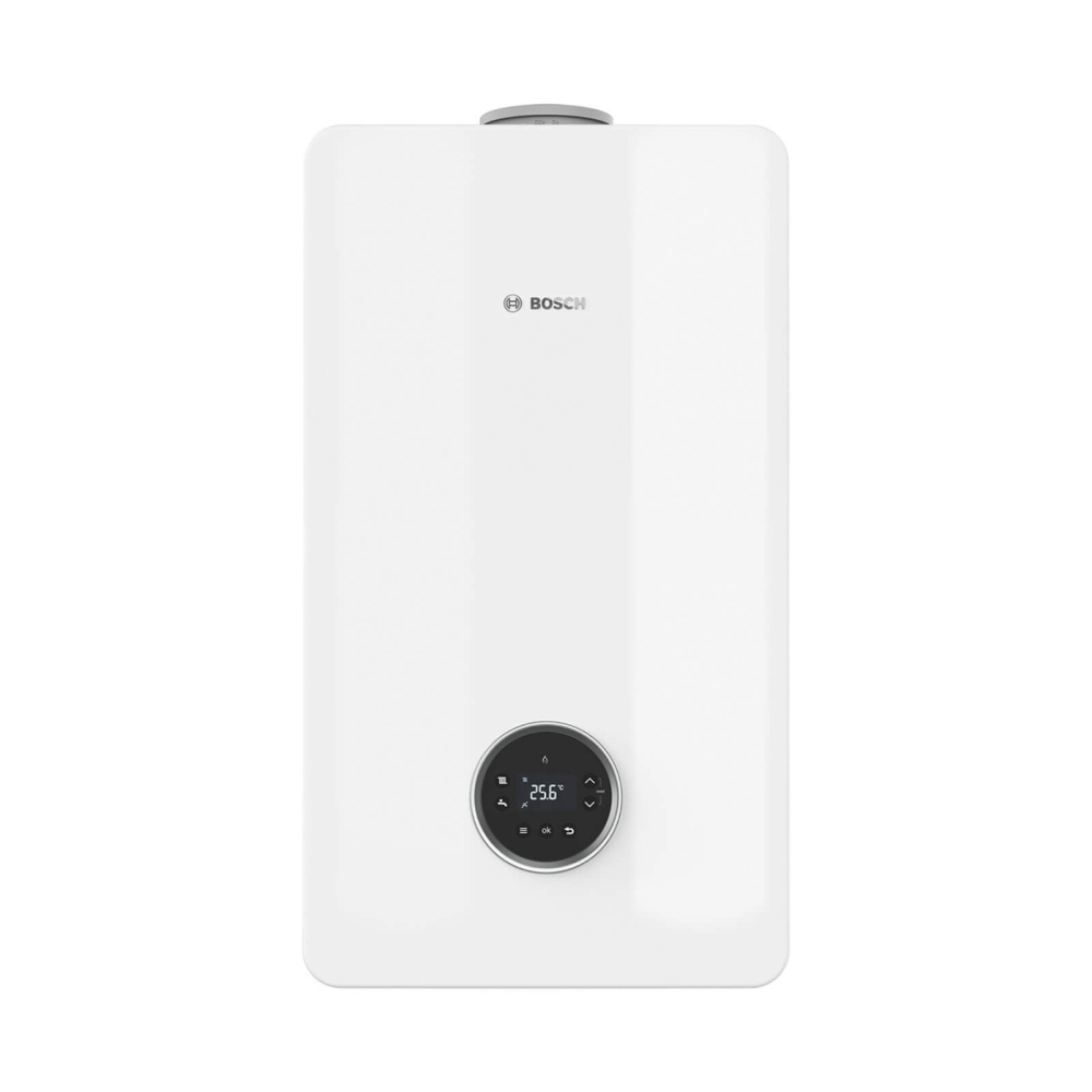 BOSCH Gas-Brennwert-Kombitherme Condens GC5300iW 20/30 C 23, 20 kW mit CW 400 mit Anschlussplatte Aufputz