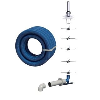 SKOBERNE CondensBlue Abgaspaket RLU Flex mit Metall Schachtabdeckung DN 60/58