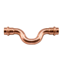 Kupfer Pressfitting Überspringbogen mit 2 Muffen - DVGW