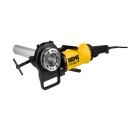 REMS Amigo 2 Set Elektrische Gewindeschneidkluppe mit Schnellwechsel-Schneidköpfen R 1/2+3/4+1+1 1/4+1 1/2+2