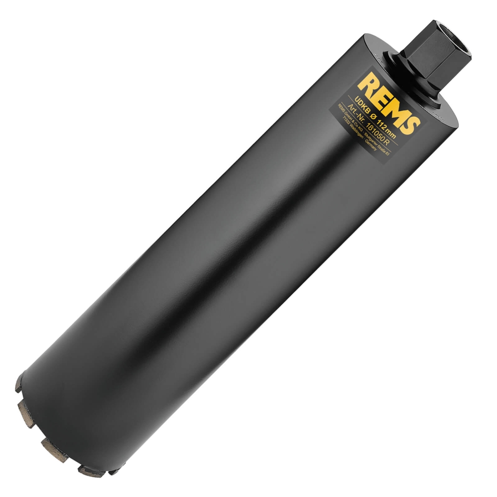 REMS Nass- und Trockenbohrkrone UDKB 112 x 420 x UNC 1 1/4"