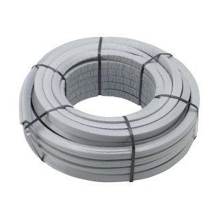 Viega Mehrschichtverbundrohr Raxofix 20 x 2,8 mm mit Dämmung exzentrisch, Ring 50 m 5304.1 (DVGW geprüft)