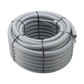Viega Mehrschichtverbundrohr Raxofix 32 x 3,2 mm mit Dämmung 13 mm, Ring 25 m 5302.4 (DVGW geprüft)