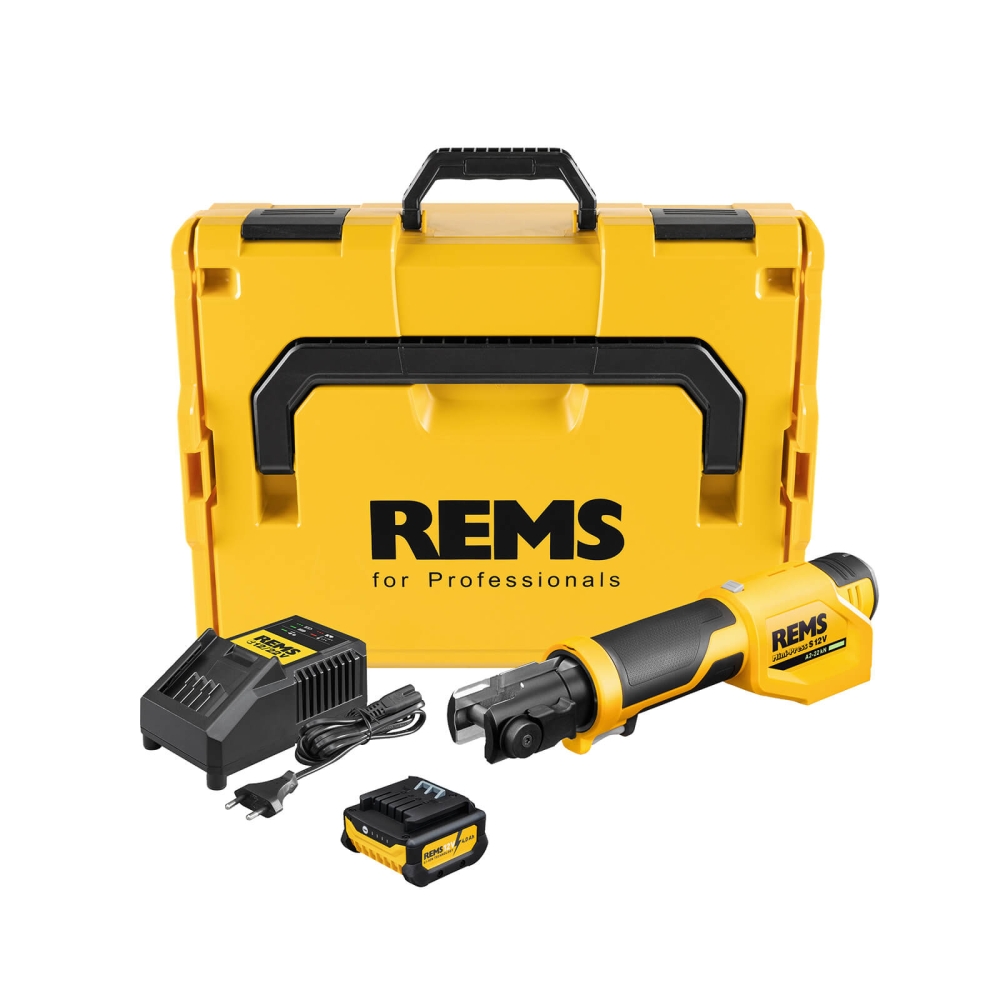 REMS Mini-Press S 12V A2-22kN Basic-Pack L-Boxx