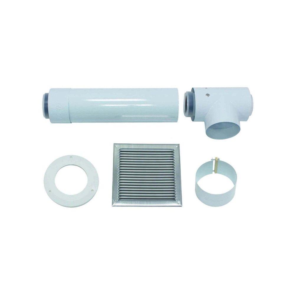Vaillant Basis-Anschluss-Set f&uuml;r getrennte Luftzufuhr 80/125 mm PP