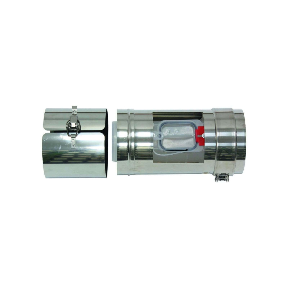 Vaillant Revisionsst&uuml;ck 80/125 mm f&uuml;r Fassadenverlegung konz. PP/Edelstahl