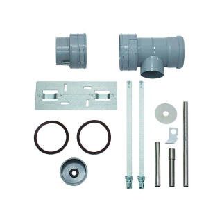 Vaillant Set 8: T-Stück DN 100 PP (MFB) für Kondenswasseranschluss DN 15