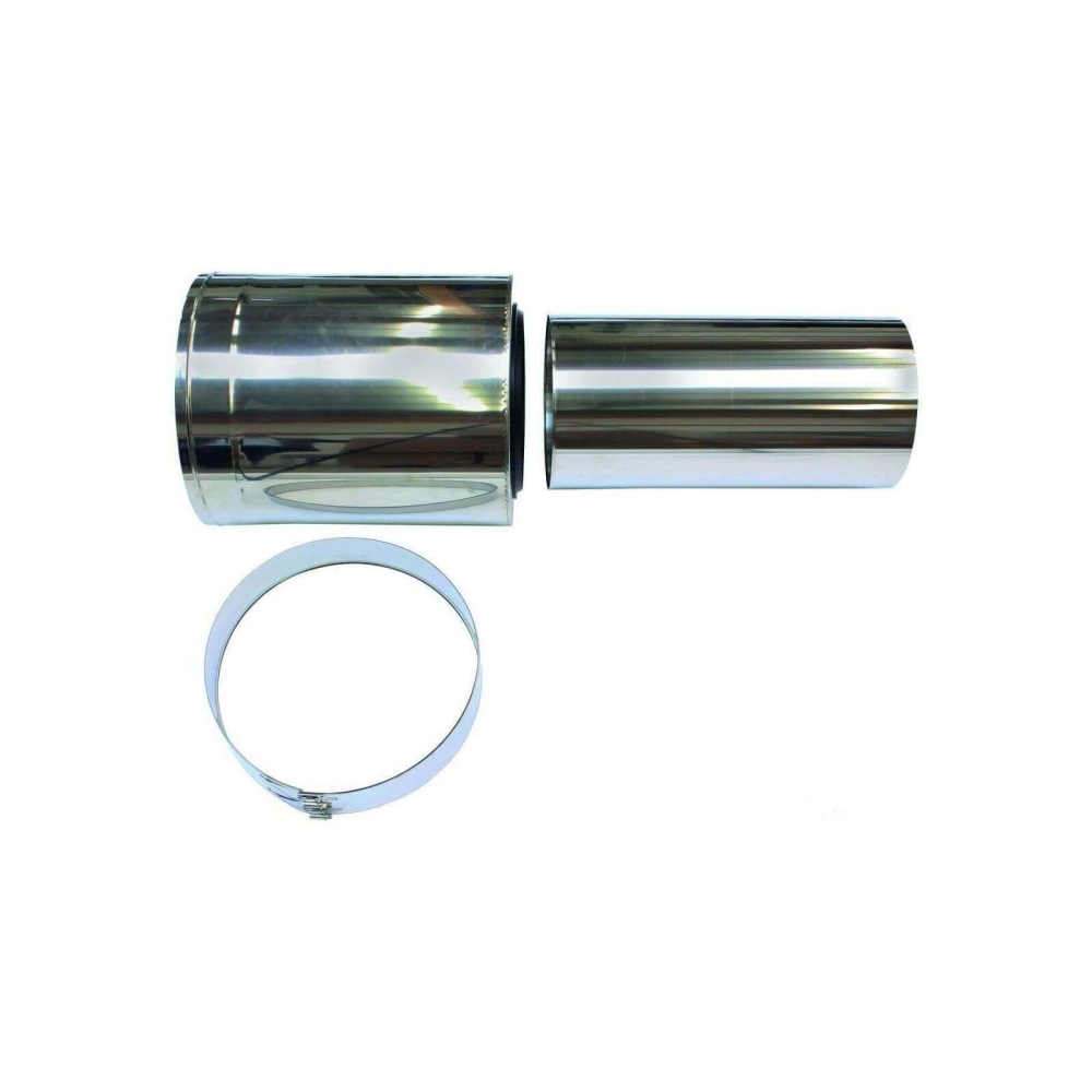 Vaillant M&uuml;ndungsabschluss 250/350 mm f&uuml;r Fassadenverlegung konz. PP/Edelst.