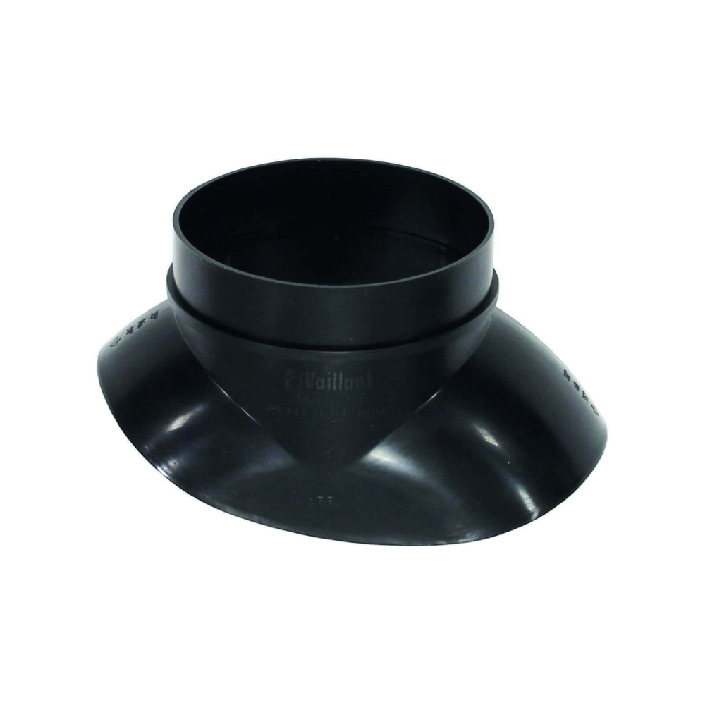 Vaillant Adapter f&uuml;r Kl&ouml;ber-Pfanne schwarz, f&uuml;r Dachschr&auml;gen von 20-50 Grad