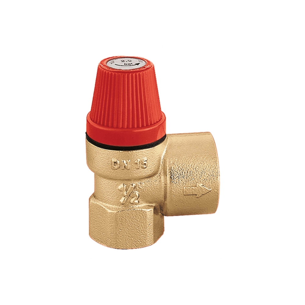 Caleffi Sicherheitsventil 1/2", DN 15, 3 bar, f&uuml;r Heizung