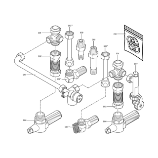 VIESSMANN Hydraulische Adapter für Ersatz von Cerastar-ZWR Gas-Kombiwasserheizer